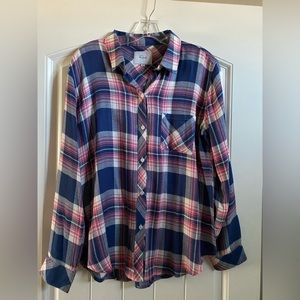 Rails Hunter Plaid Shirt - Size M